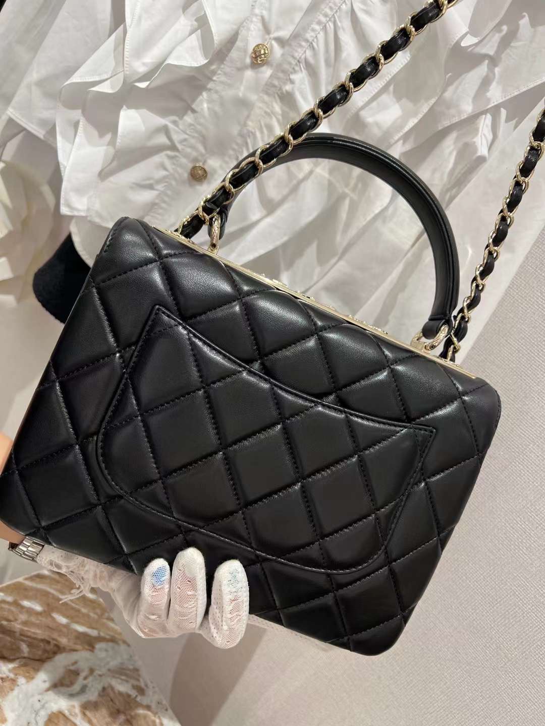 【P2700】香奈儿经典款 Chanel Trendy CC 新版菱格纹立体字母logo手提包