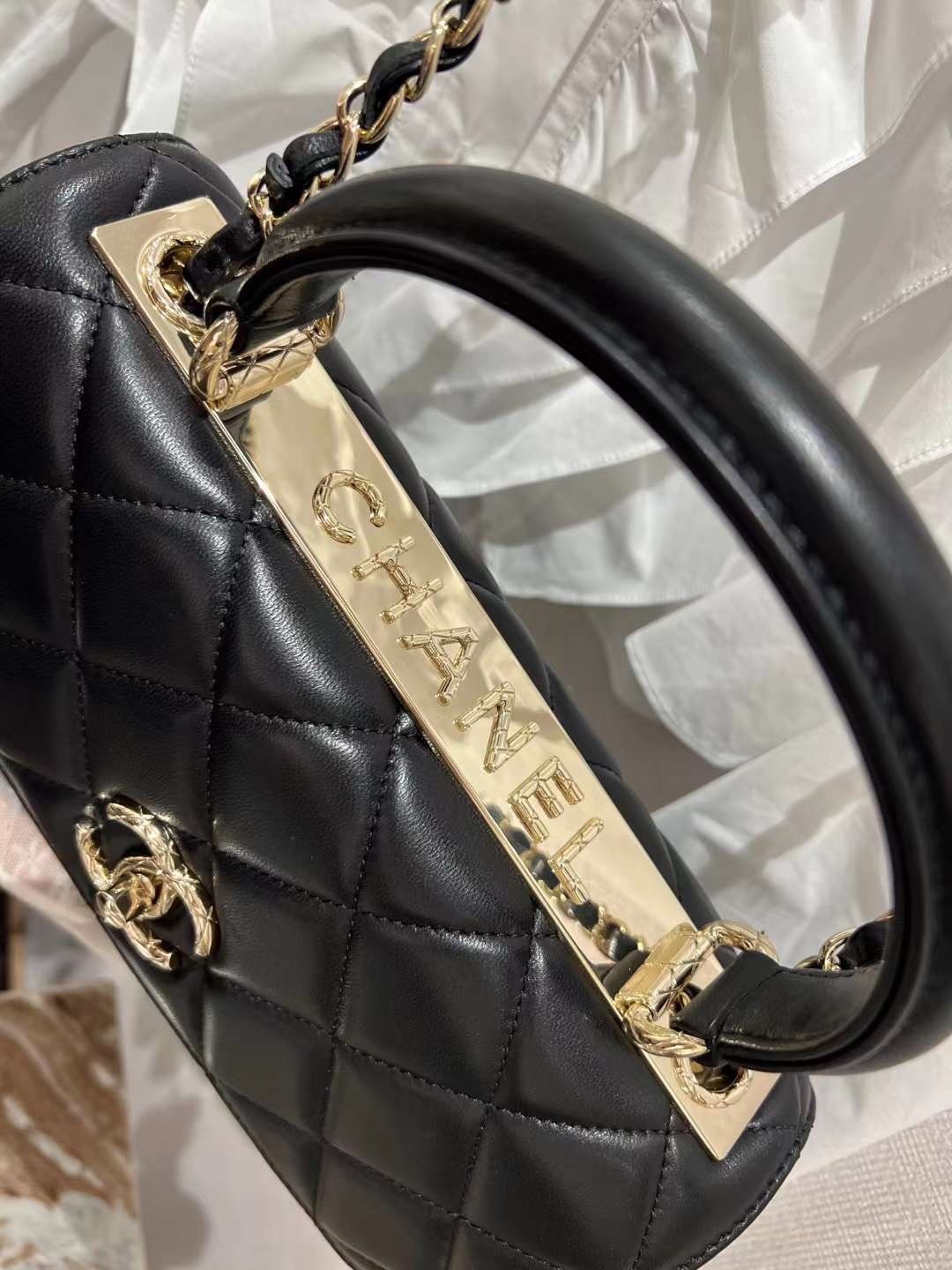 【P2700】香奈儿经典款 Chanel Trendy CC 新版菱格纹立体字母logo手提包