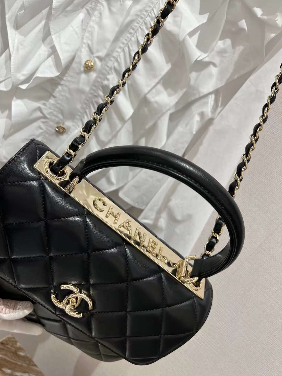 【P2700】香奈儿经典款 Chanel Trendy CC 新版菱格纹立体字母logo手提包