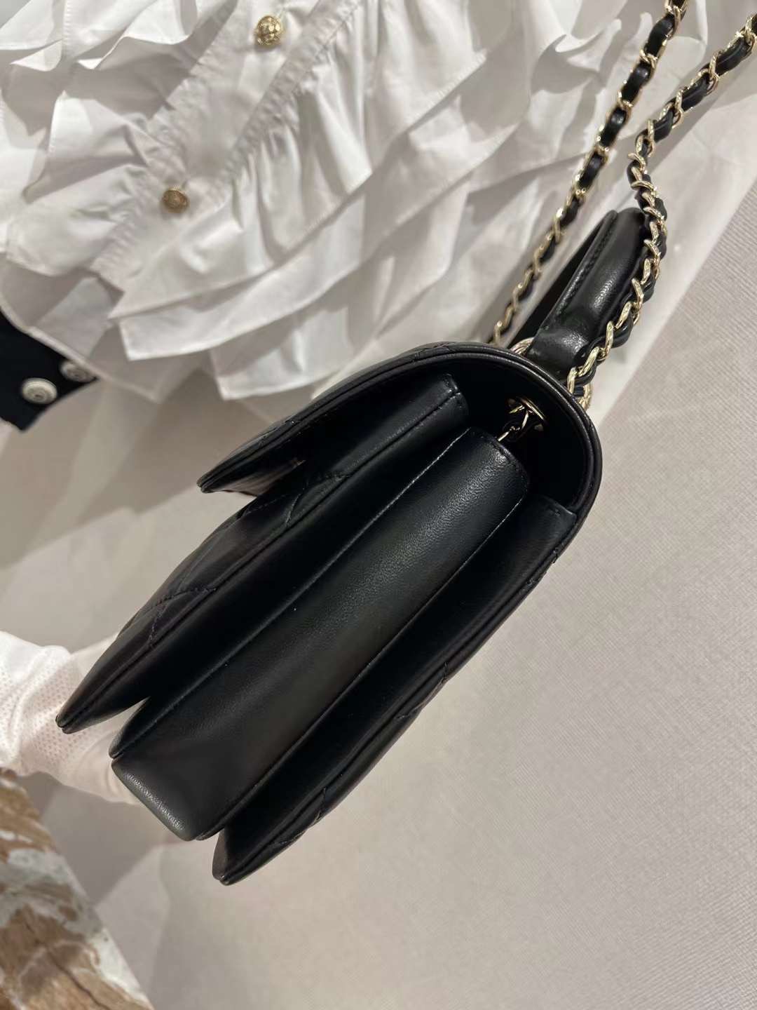 【P2700】香奈儿经典款 Chanel Trendy CC 新版菱格纹立体字母logo手提包
