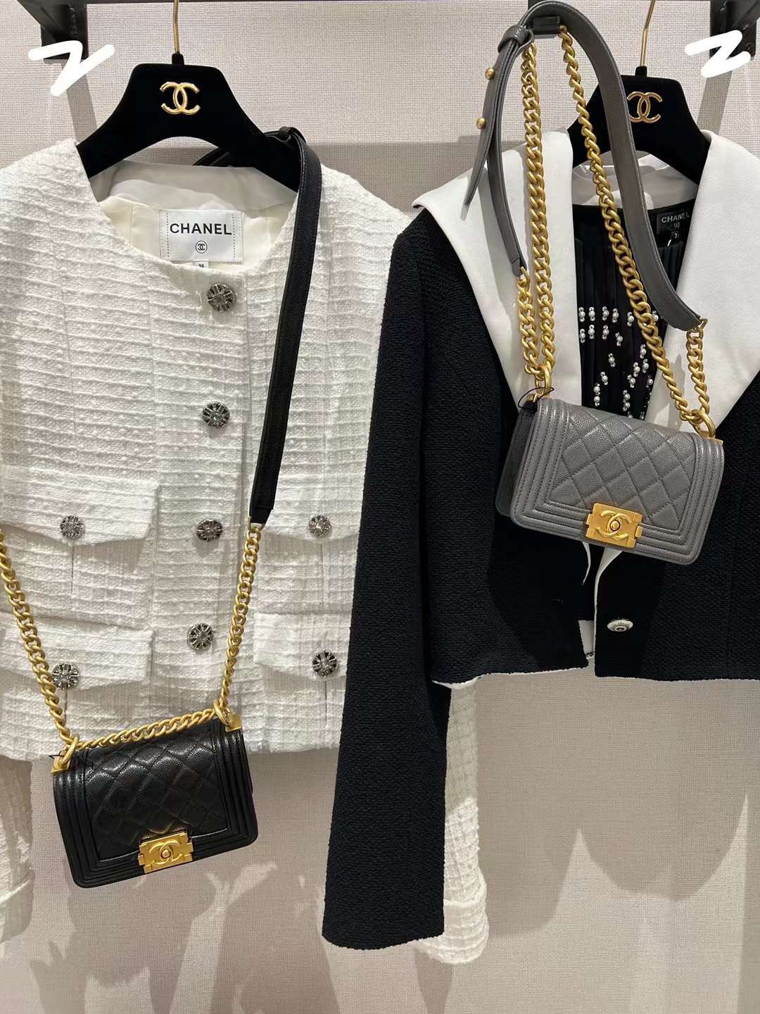 【P1580】Chanel Leboy迷你款 香奈儿经典黑色鱼子酱皮菱格单肩斜挎包