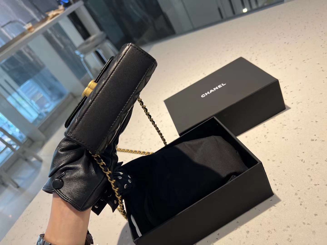 【P1020】香奈儿女包批发 Chanel2022新款珐琅手柄Kelly包迷你手提单肩包