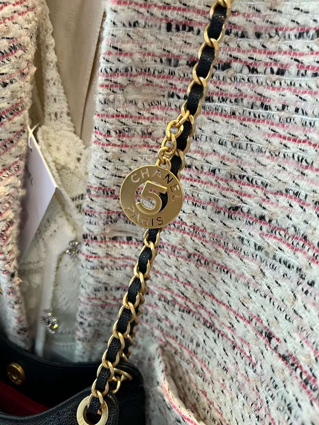 【P1620】Chanel Hobo 香奈儿爆款鱼子酱皮天猫精灵包单肩斜挎女包 黑色