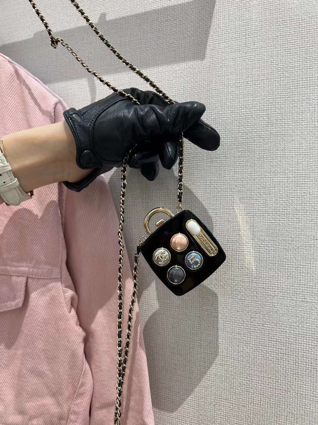 【P1170】Chanel包包官网 香奈儿23年春夏新款斜挎眼影盒子包迷你晚宴包