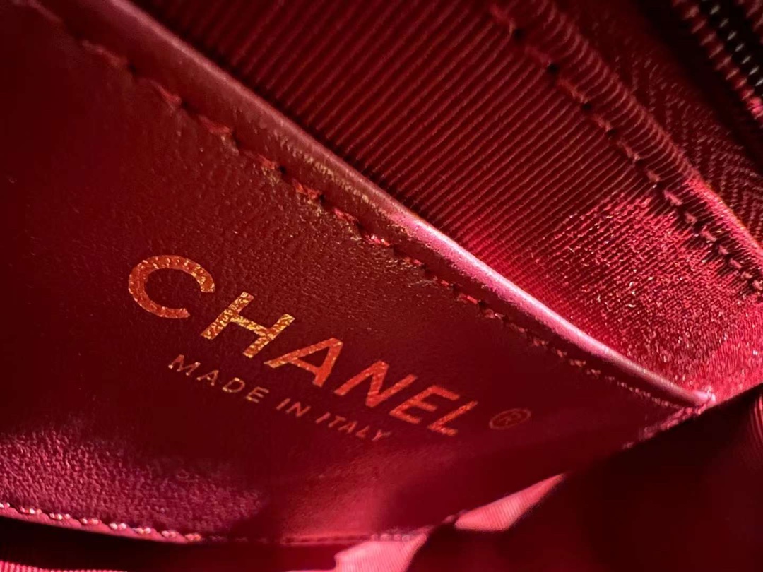 【P1880】香奈儿23春夏新款包包 Chanel油蜡皮面金币包CF mini20CM链条包