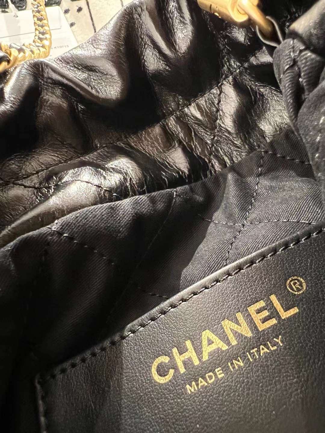 【P1880】Chanel包包价格 香奈儿2023春夏新款22手袋迷你款单肩包 黑色