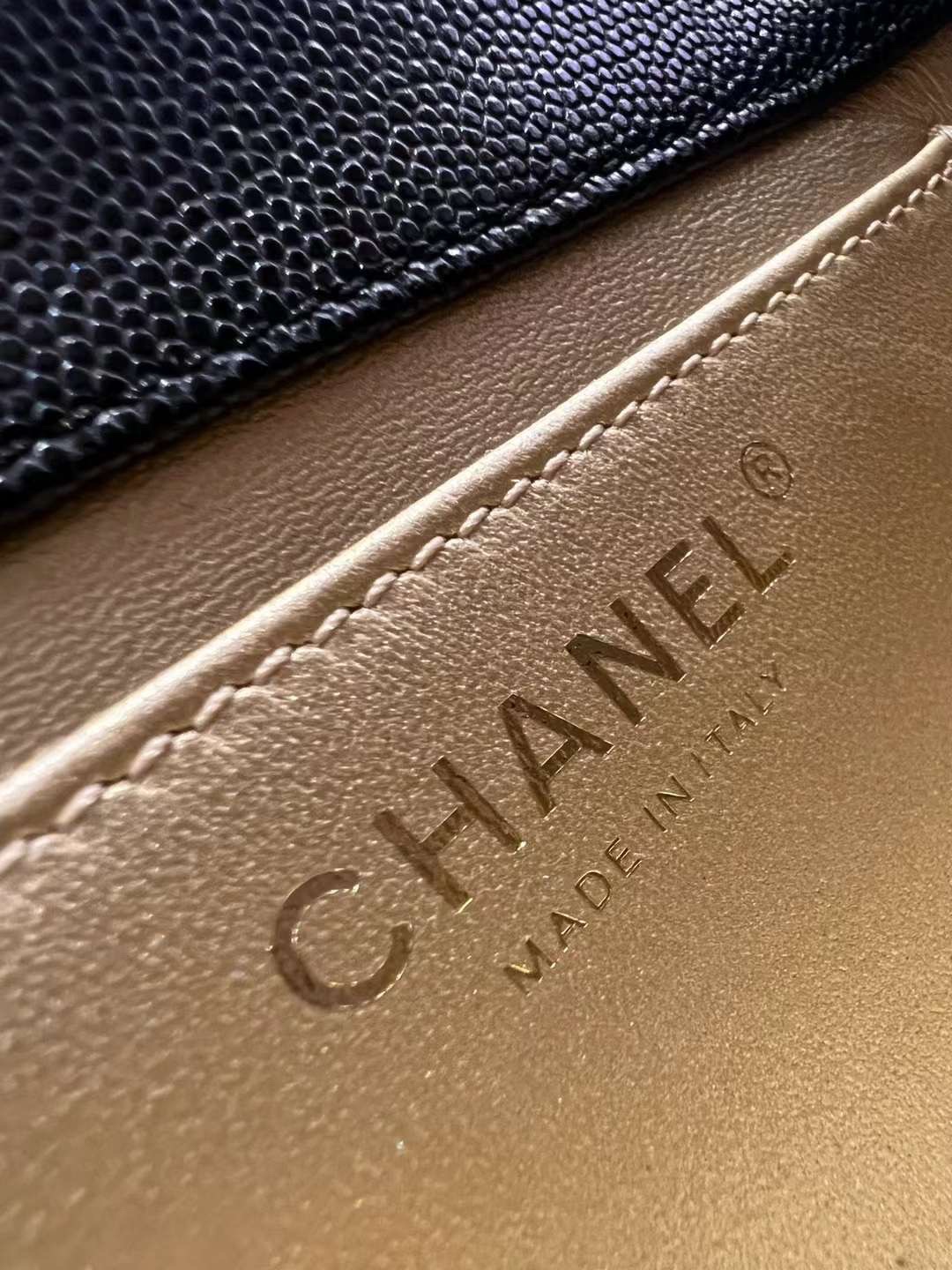 【P2030/2180】Chanel包包货源 香奈儿2023新款荔枝纹手提翻盖包链条斜挎包
